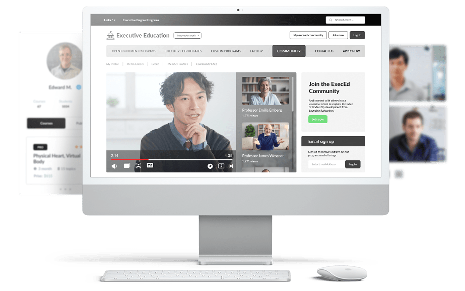 Advanced eLearning platform